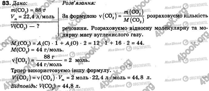 ГДЗ Химия 8 класс страница 83